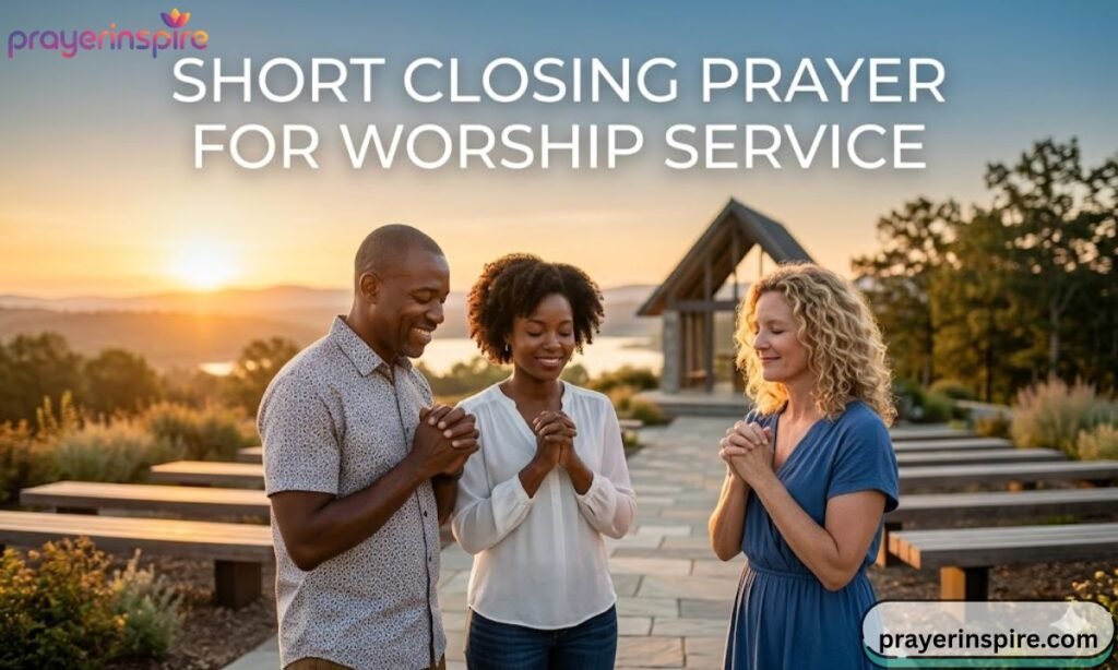 Short Closing Prayer for Worship Service