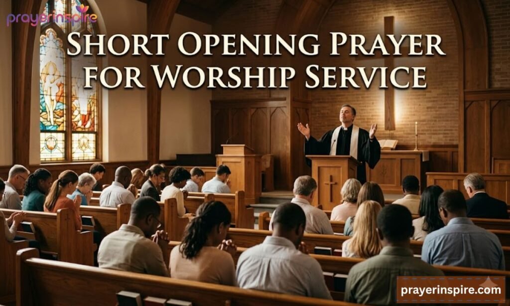 Short Opening Prayer for Worship Service