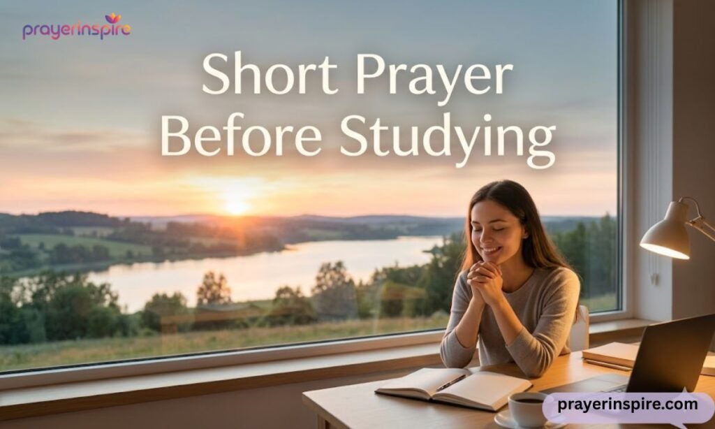 Short Prayer Before Studying