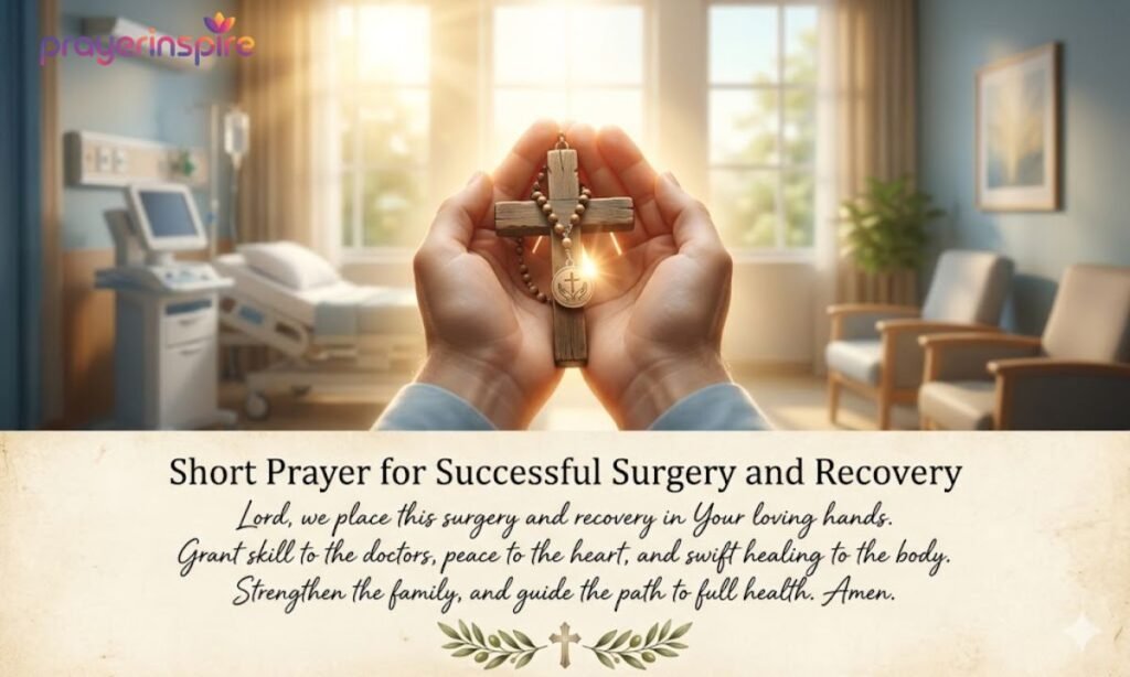 Short Prayer for Successful Surgery and Recovery