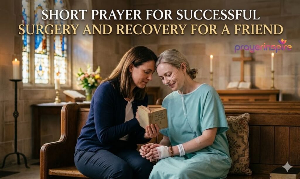 Short Prayer for Successful Surgery and Recovery for a Friend