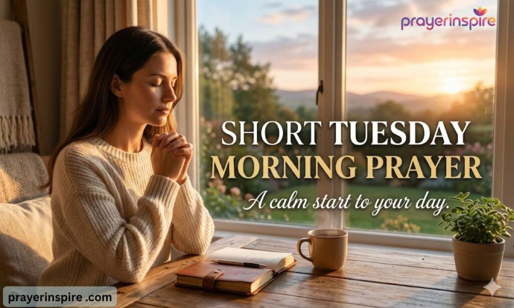 Short Tuesday morning prayer