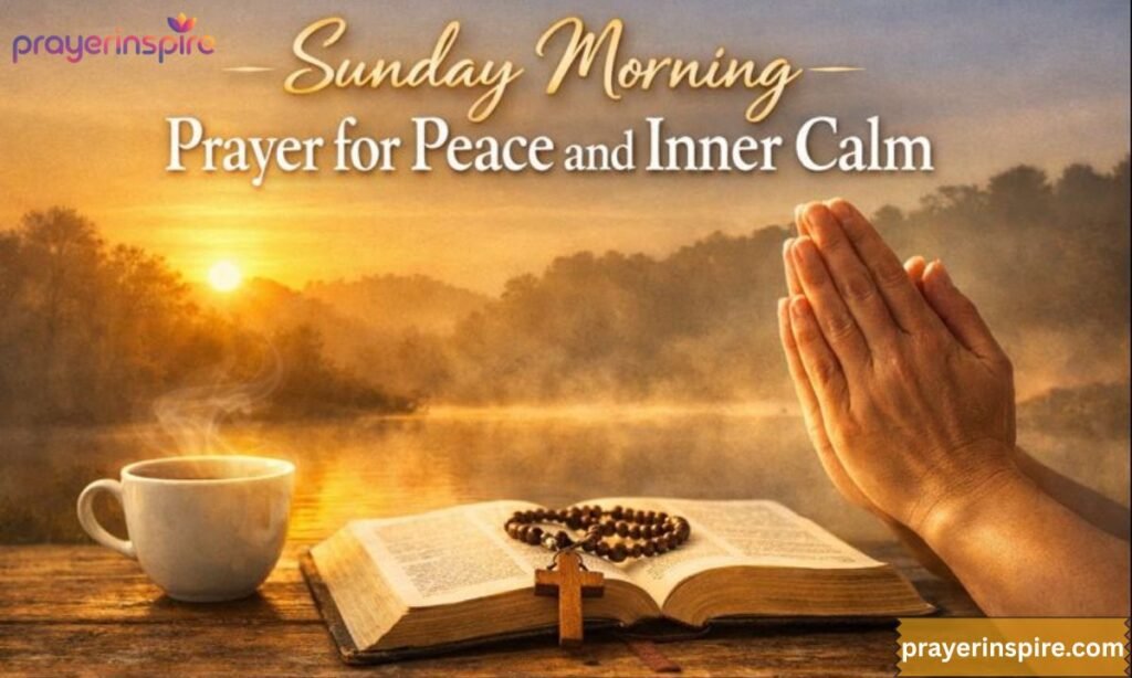 Sunday Morning Prayer for Peace and Inner Calm