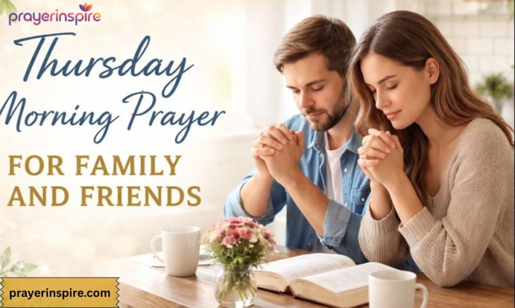 Thursday Morning Prayer for Family and Friends
