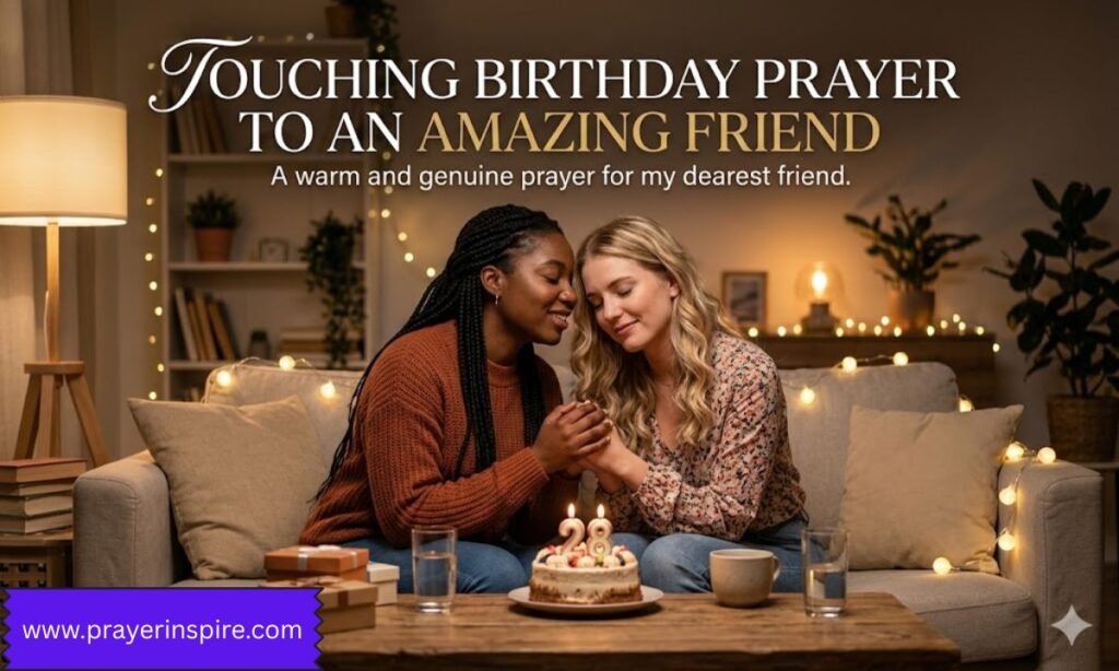 Touching Birthday Prayer to an Amazing Friend