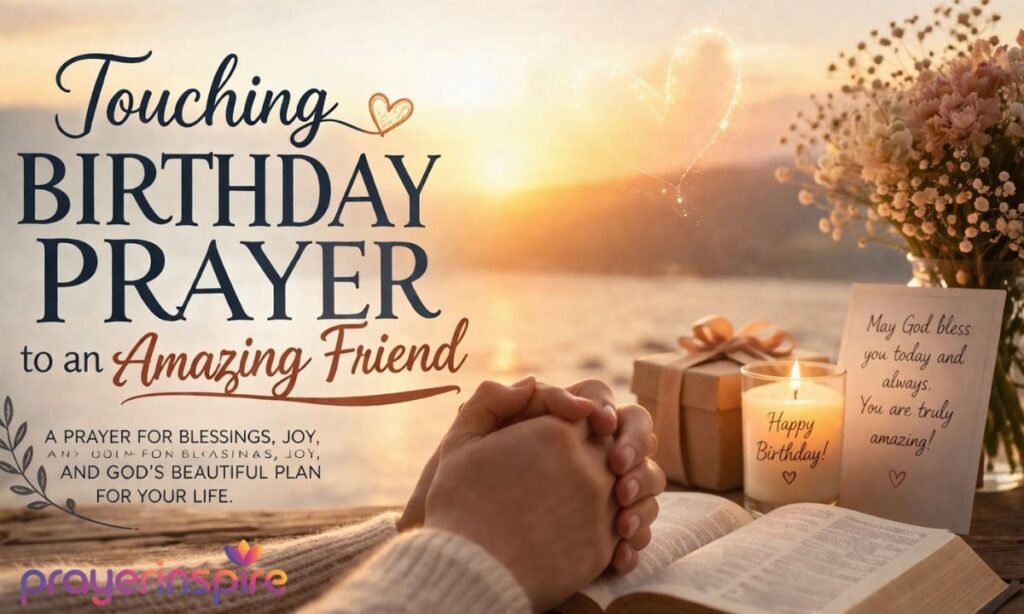 Touching Birthday Prayer to an Amazing Friend