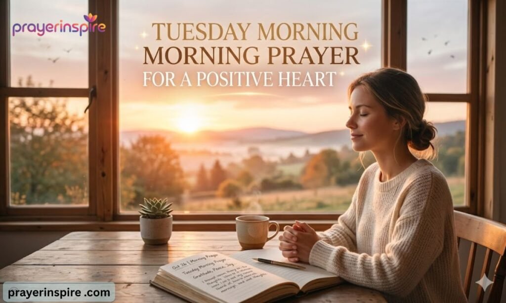 Tuesday Morning Prayer for a Positive Heart
