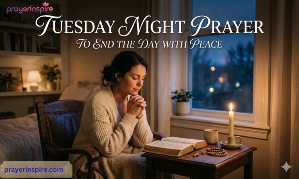 Tuesday Night Prayer to End the Day with Peace