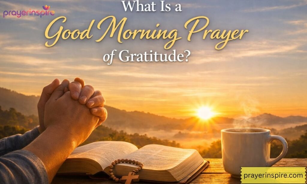 What Is a Good Morning Prayer of Gratitude?
