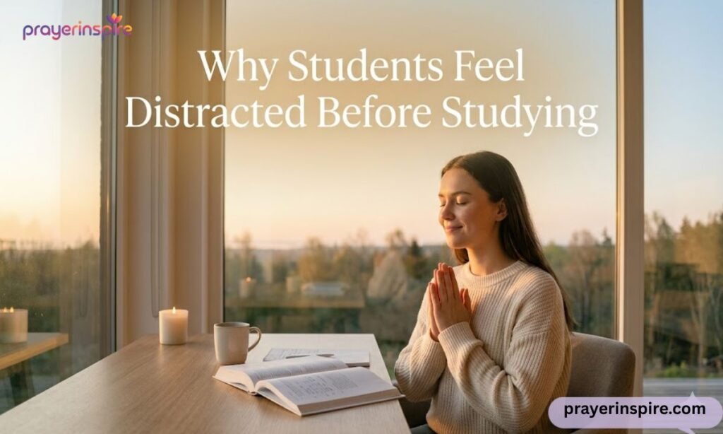 Why Students Feel Distracted Before Studying