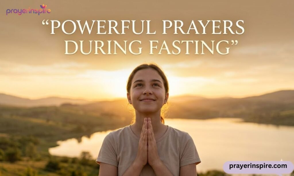 powerful prayers during fasting
