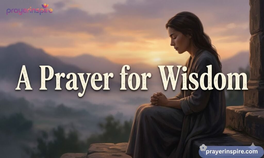 A Prayer for Wisdom