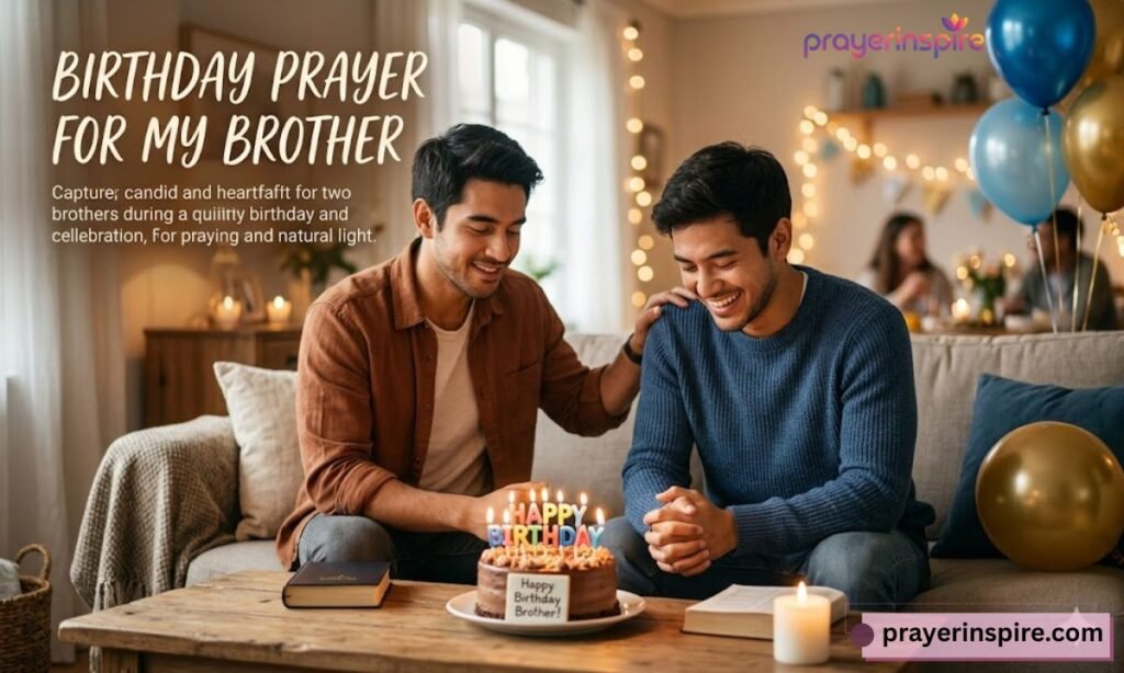 Birthday Prayer for My Brother
