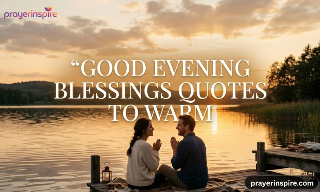 Good Evening Blessings Quotes to Warm