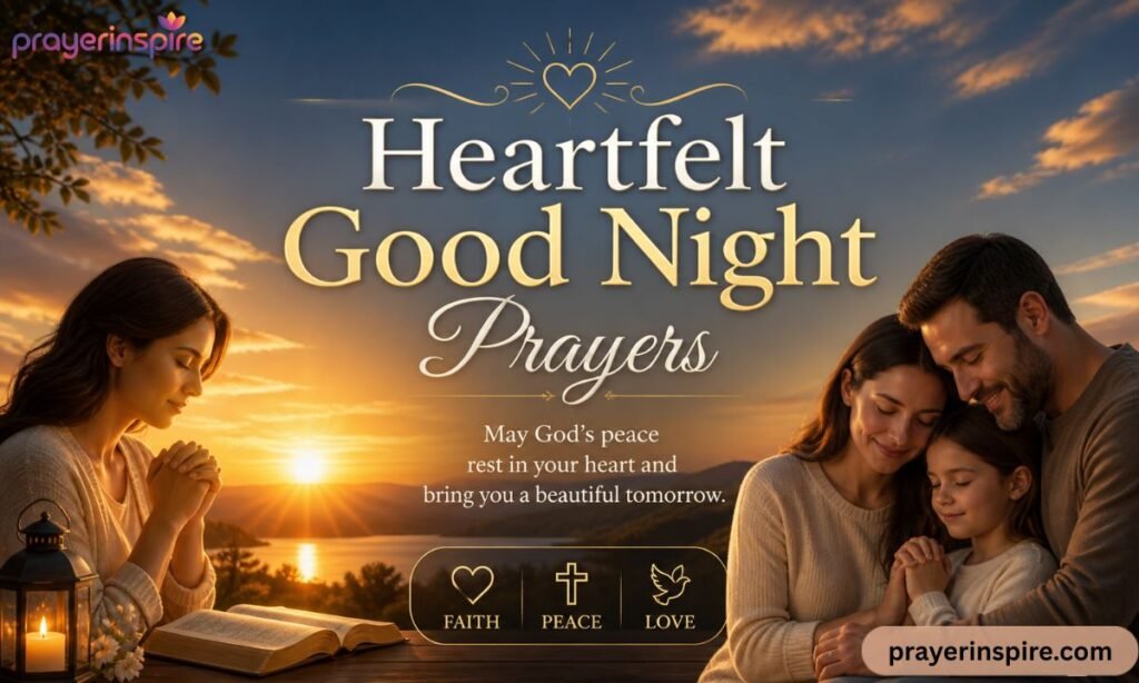Heartfelt Good Night Prayers