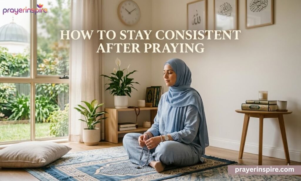 How to Stay Consistent After Praying 