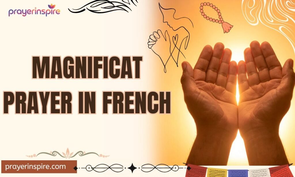 MAGNIFICAT PRAYER IN FRENCH