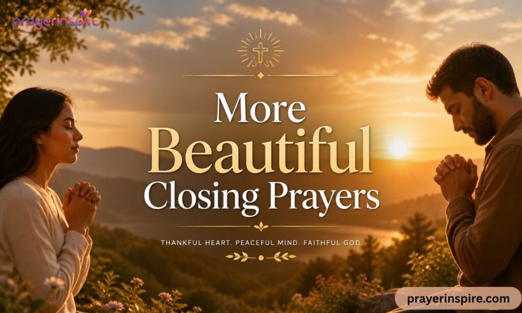 More Beautiful Closing Prayers