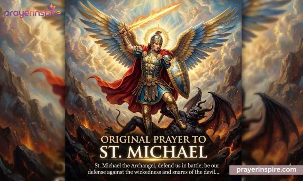 Original Prayer to St. Michael