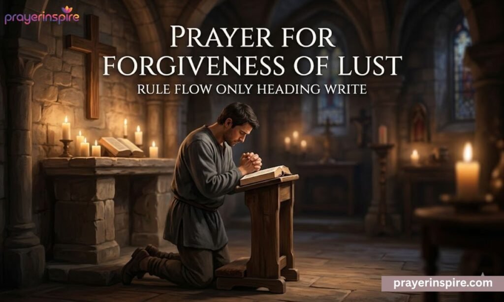 Prayer for Forgiveness of Lust