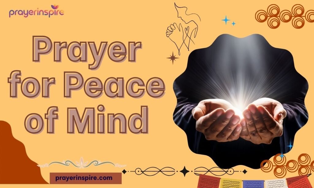 Prayer for Peace of Mind