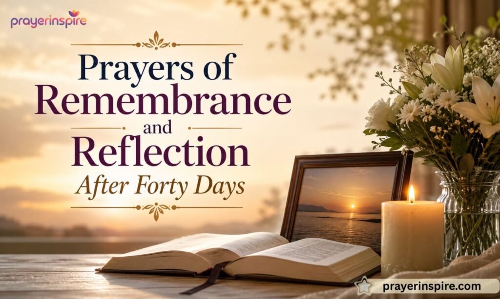 Prayers of Remembrance and Reflection After Forty Days