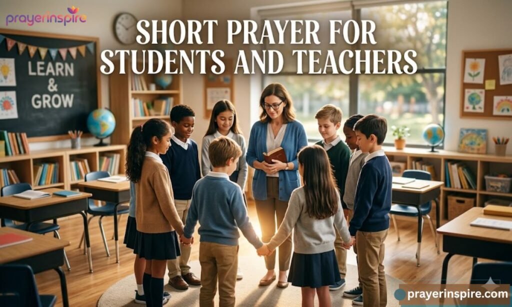 Short Prayer for Students and Teachers