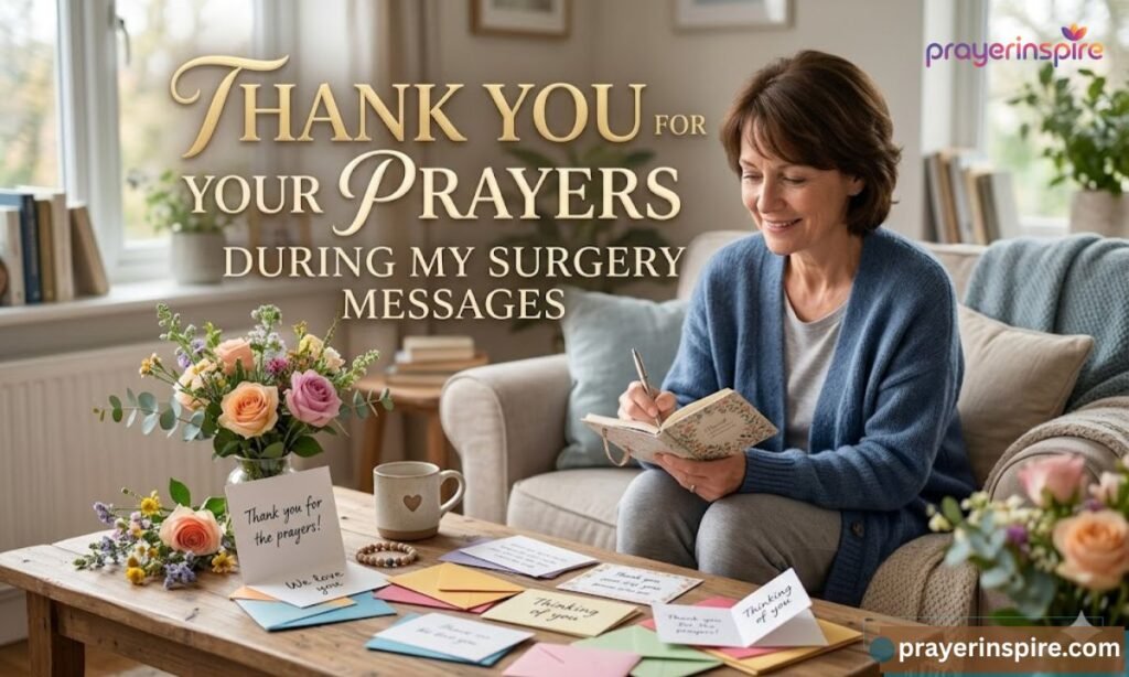 Thank You for Your Prayers During My Surgery Messages