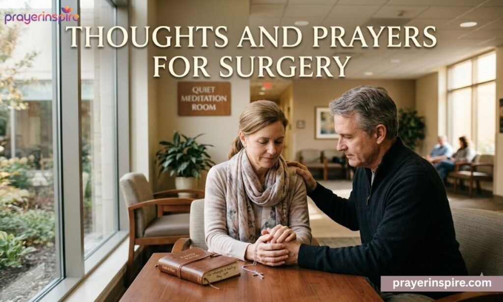 Thoughts and Prayers for Surgery