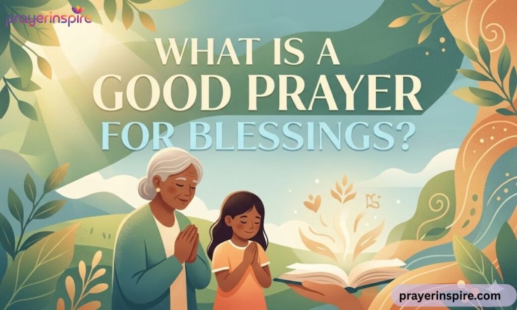 What Is a Good Prayer for Blessings?