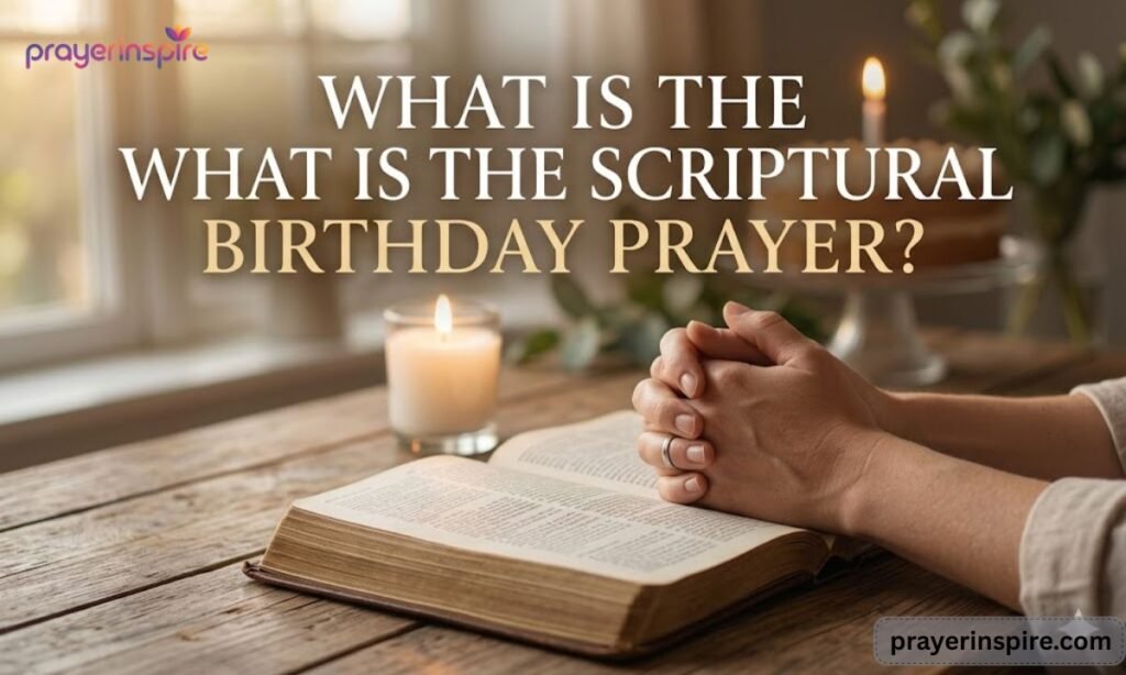 What is the Scriptural Birthday Prayer?