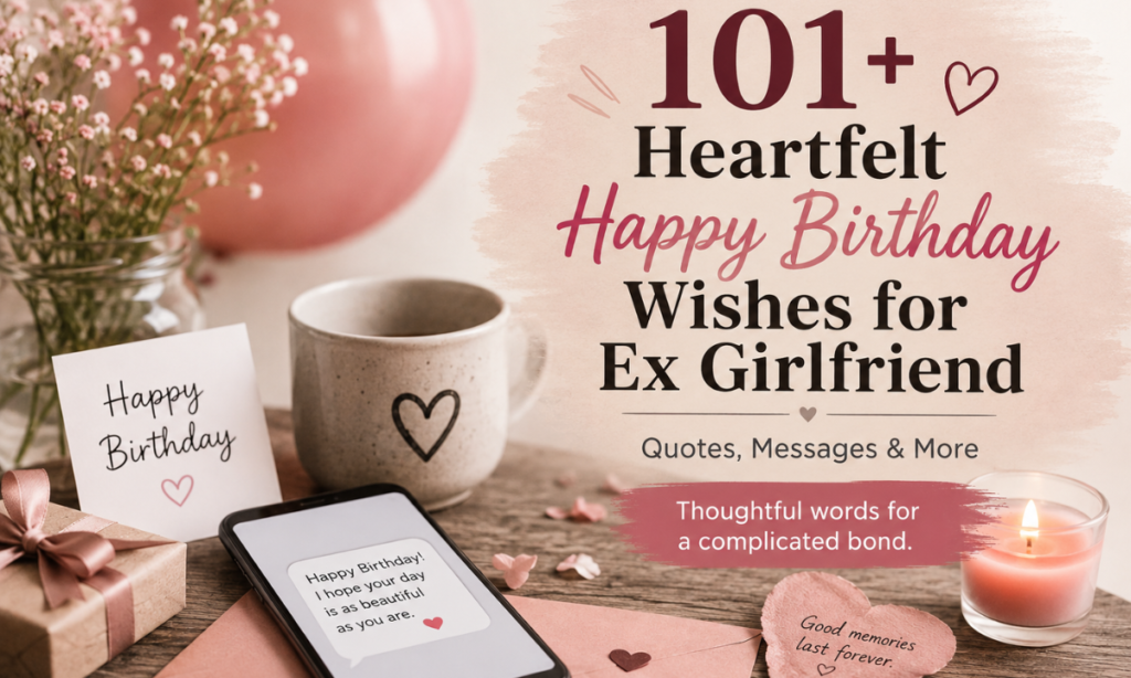 101+ Heartfelt Happy Birthday Wishes for Ex Girlfriend