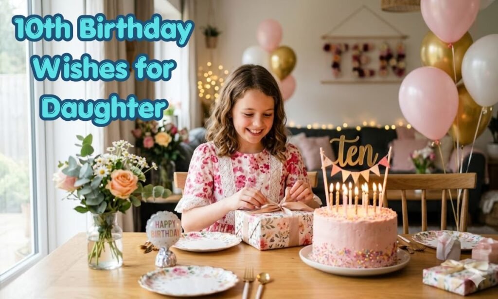 10th Birthday Wishes for Daughter
