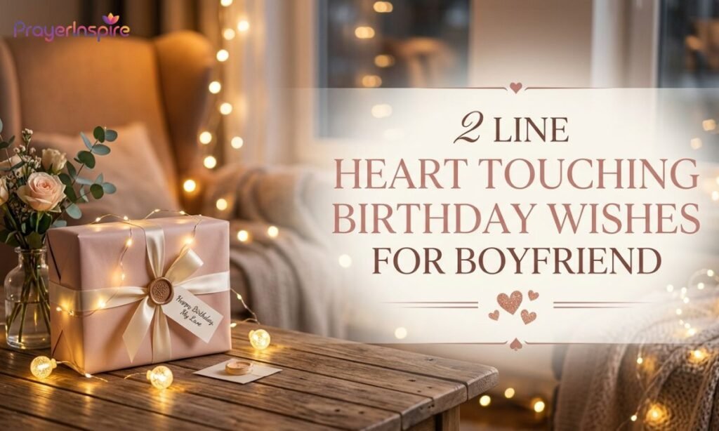2 Line Heart Touching Birthday Wishes for Boyfriend