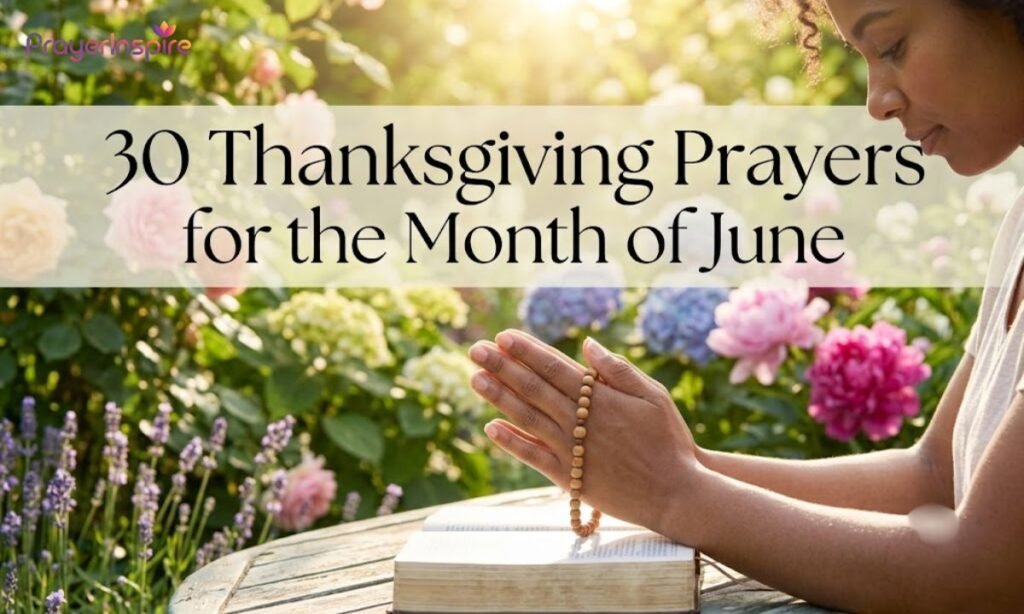 30 Thanksgiving Prayers for the Month of June
