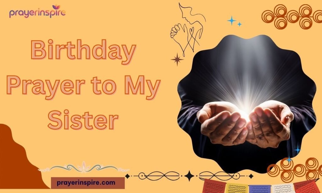 Birthday Prayer to My Sister
