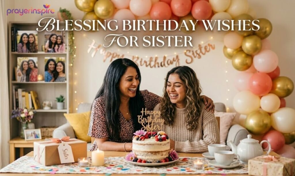 Blessing Birthday Wishes for Sister Image