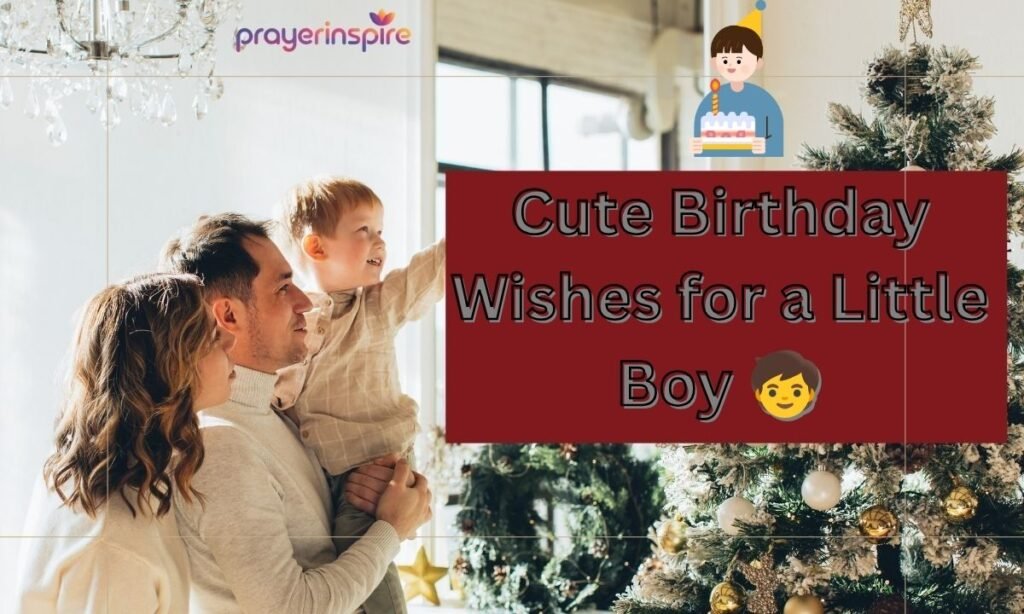 Cute Birthday Wishes for a Little Boy 🧒