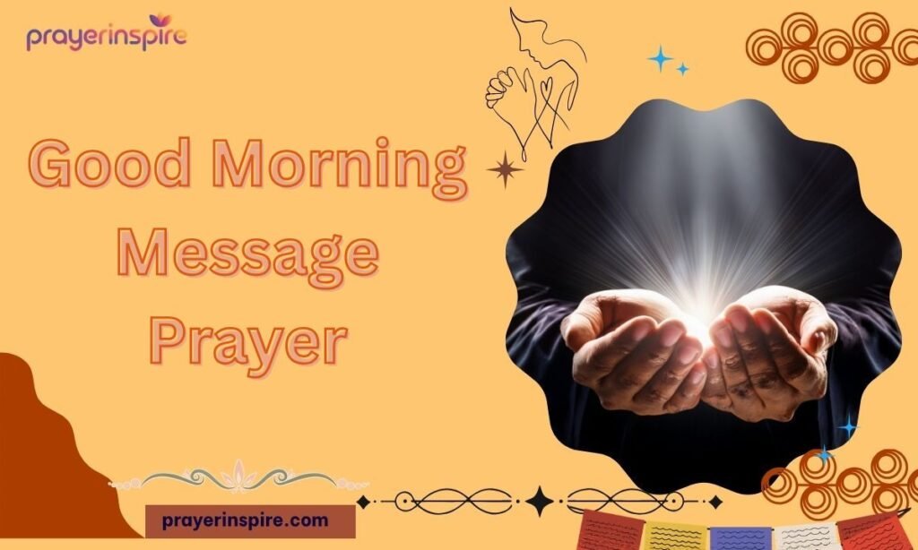 Good Morning Message Prayer