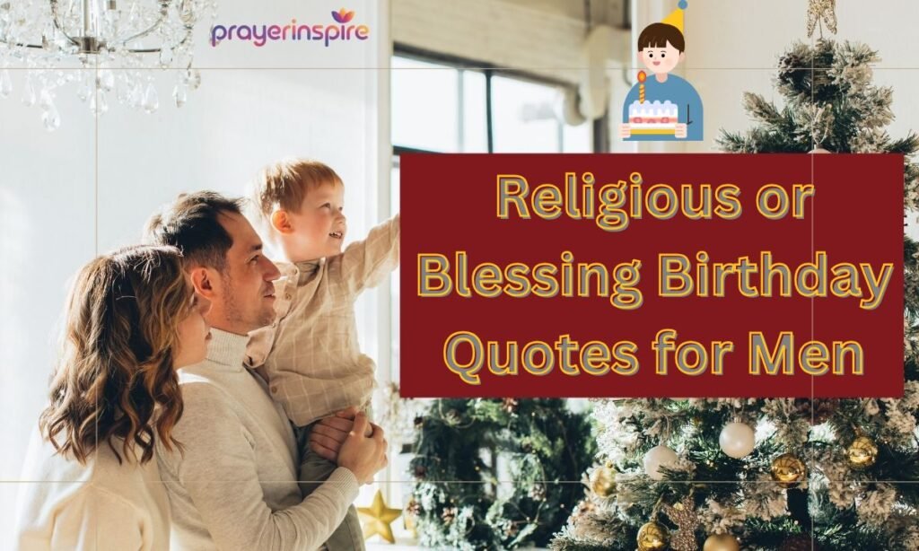 Religious or Blessing Birthday Quotes for Men