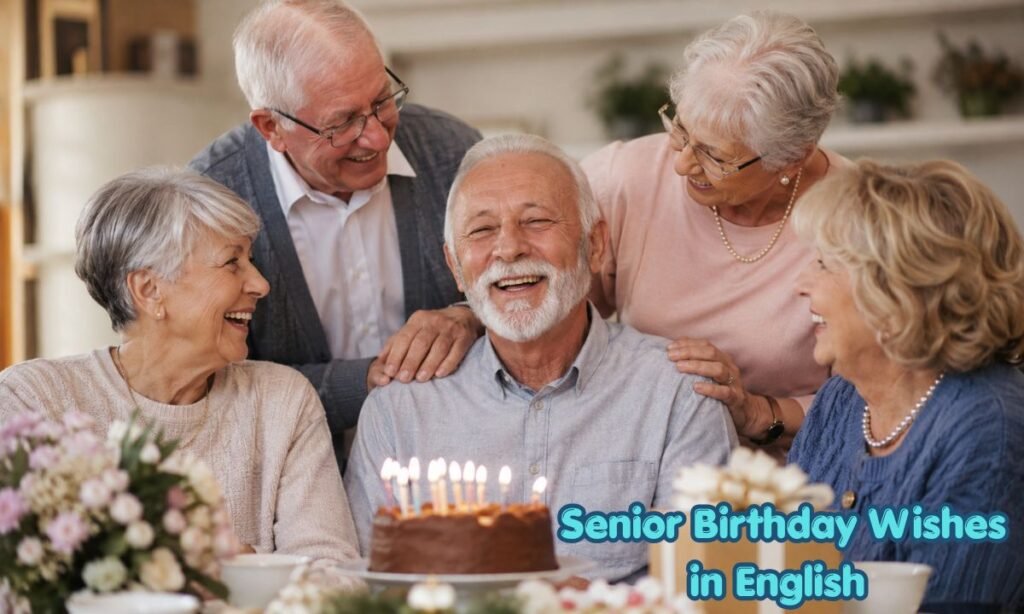 Senior Birthday Wishes in English