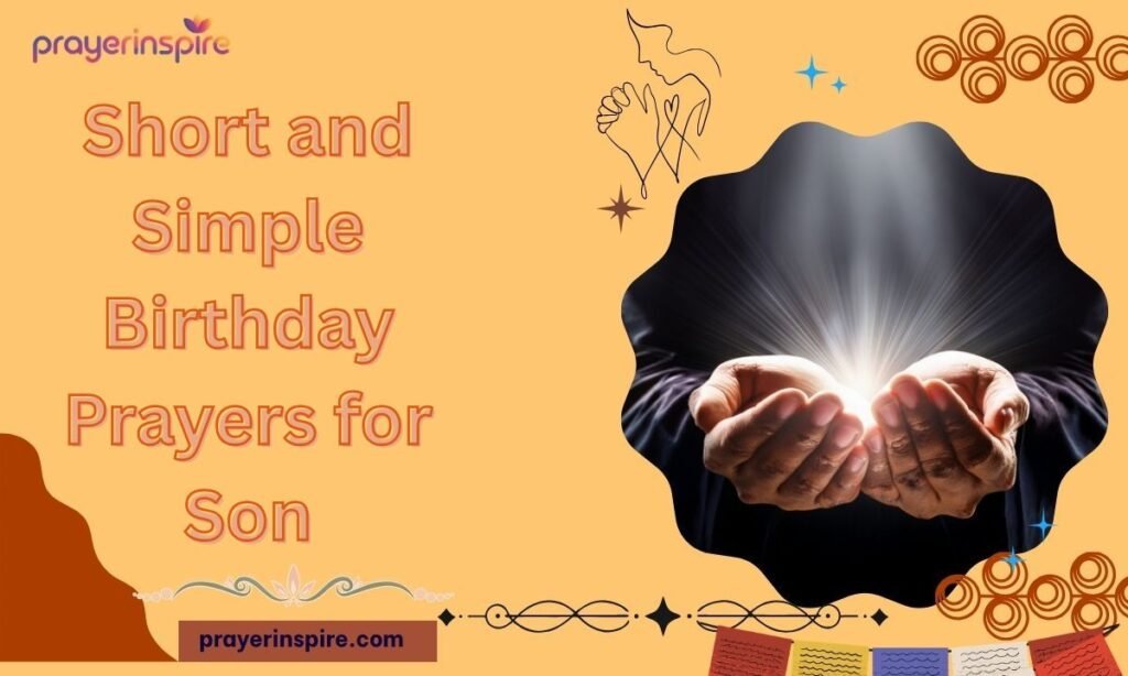Short and Simple Birthday Prayers for Son