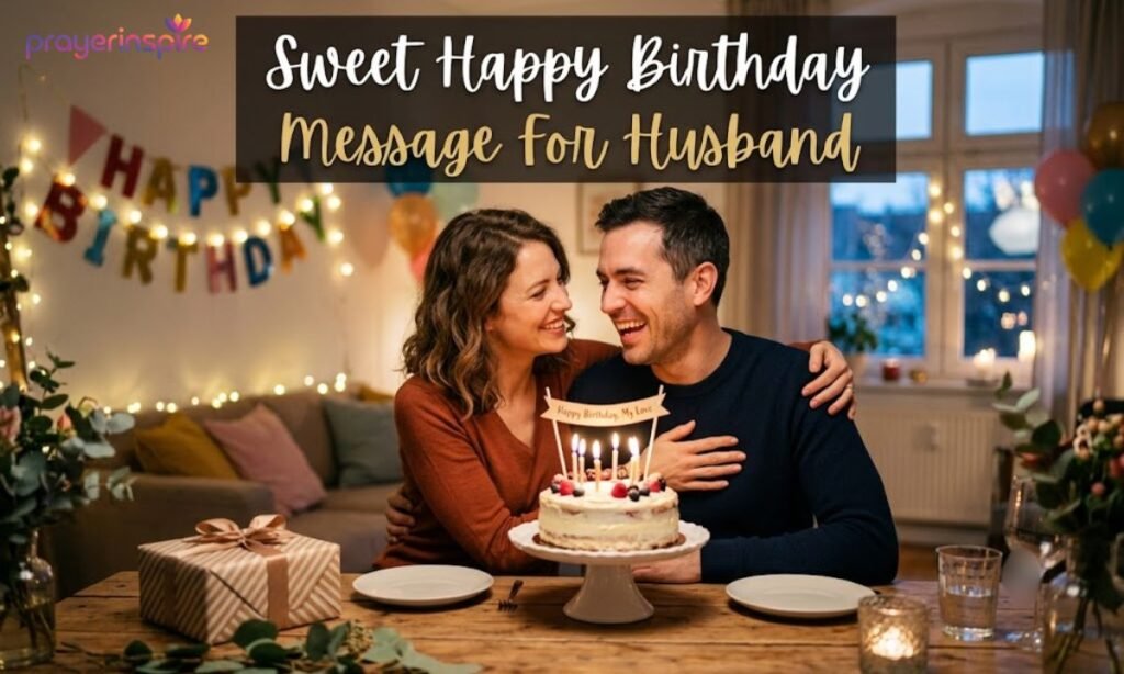 Sweet Happy Birthday Message For Husband