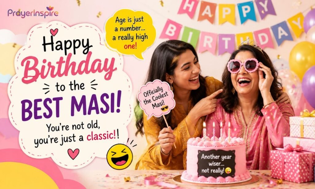 Unique Birthday Wishes for Masi (Funny)