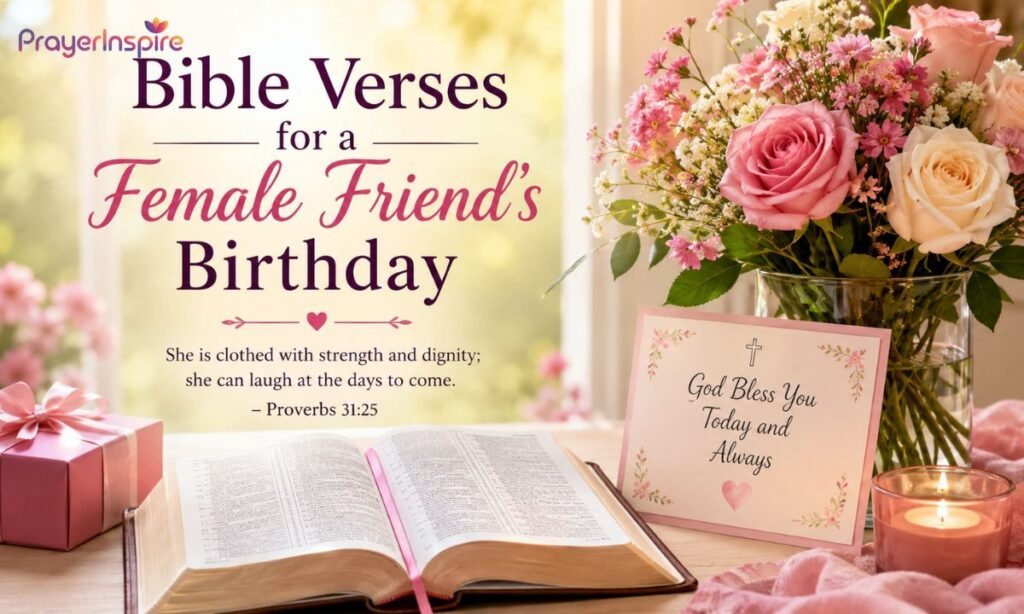 Bible Verses for a Female Friend's Birthday