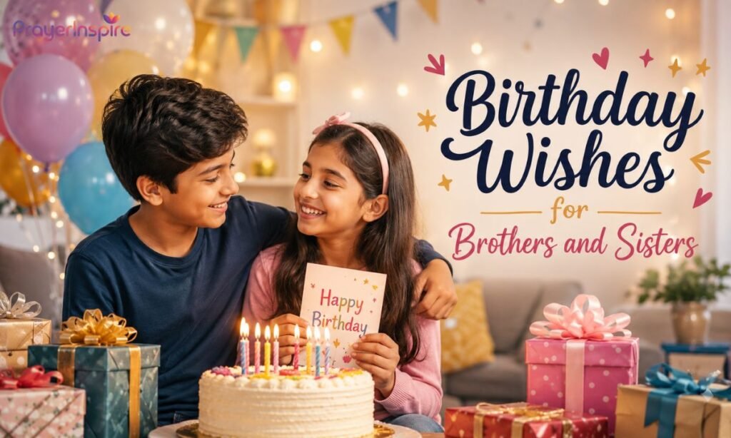 Birthday Wishes for Brothers and Sisters