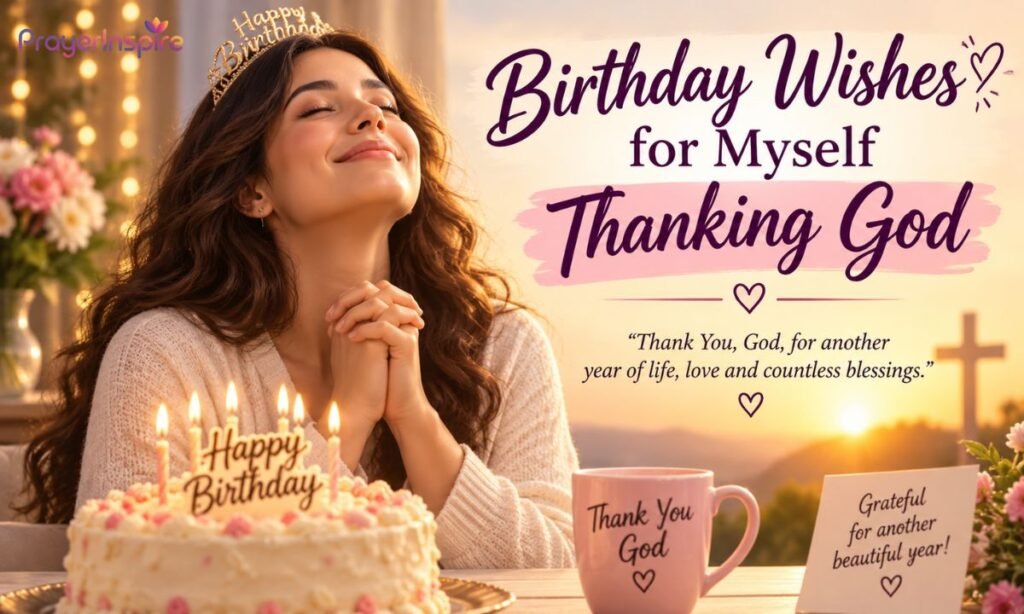 Birthday Wishes for Myself Thanking God