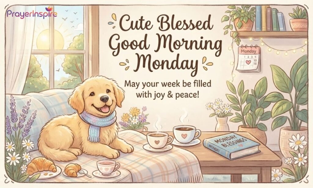 Cute Blessed Good Morning Monday