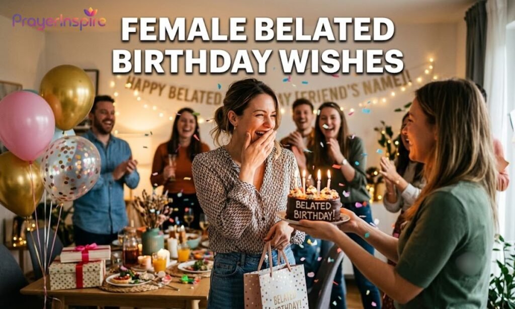Female Belated Birthday Wishes