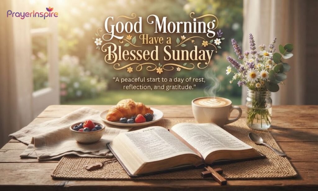 Good Morning Have a Blessed Sunday